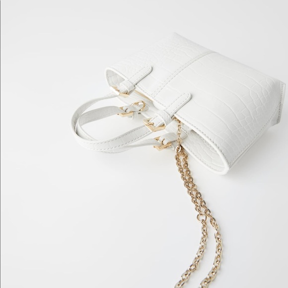 Zara animal embossed mini shopper - Picture 4 of 7